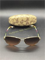 Authentic Coach sunglasses with case