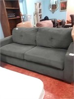 Microfiber blue couch very comfortable