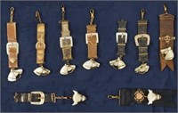 Mother of Pearl Antique Watch Fob Collection