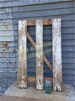 24" primitive painted yard/corral gate