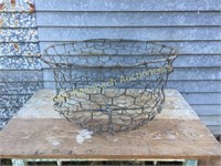 Large Wire Shuck Basket from Kasper wire works