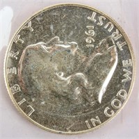 Coin 1961 Proof  Benjamin Franklin Half $