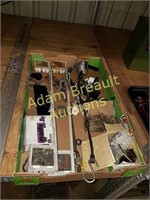 Angle drill head, clamps, nails, rollers