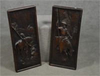 Hand Carved Wooden Panels