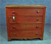 Stained Pine Cottage Chest