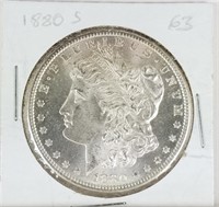 1880-S MS63 MORGAN SILVER DOLLAR