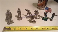 7 Lead figurines