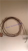 Spool of antique barb wire