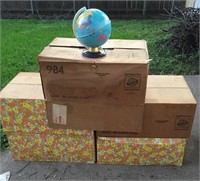 5 CASES OF NEW GLOBES