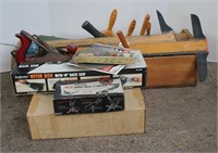 SELECTION OF TOOLS AND LARGE TOOL CADDY