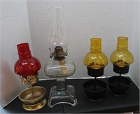 SELECTION OF VINTAGE LAMPS