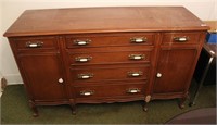 FOOTED SIX DRAWER BUFFET