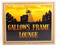 Butte Gallows Frame Lounge Light-Up Sign