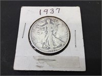 1937 Walking Liberty 1/2 Dollar