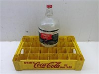 Plastic Coca Cola Bottle Case & Coke Syrup Jug