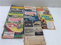 Vtg Popular Mechanics Magazines  50's, 60's, 70's