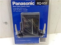 NIP Panasonic RQ-V51 AM/FM Cassette Player