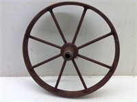 Vtg 16" (8) Spoke Steel Wheel