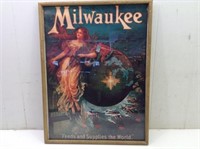 Reproduction "Milwaukee" Framed Print  19 x 25