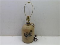 Two Gallon Stoneware Jug Made Into a Lamp "B"