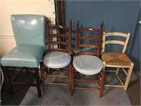Assorted chair lot used (4)