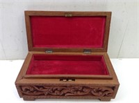 Wood / Carved Jewelry Box