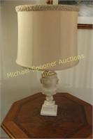 1930'S ALABASTER TABLE LAMP