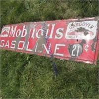 Mobiloils Gasoline Gargoyle sign