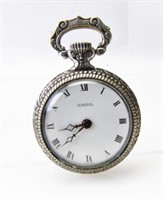 Three Lady's Pocket Watches, Sterling Silver