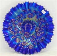 Good Luck PCE bowl w/ribbed back - blue