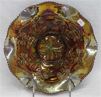 M'burg Primrose ruffled bowl - amethyst