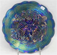 Rose Show 9" plate - blue