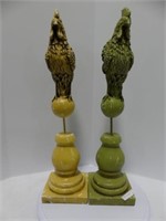PAIR 18" DECOR ROOSTERS