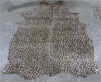 FAUX LEOPARD PRINT AREA RUG