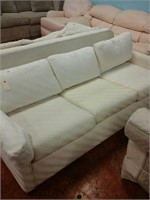 B3899 cream colored fabric sofa