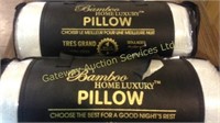 Home luxury king size bamboo memory foam pillow
