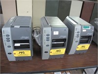 (3) Zebra Link Stripe S600 Label Printers