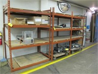 (7) Sections of Assorted Metal Shelving