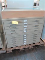 (2) Safco 5-Drawer Flat File Cabinets