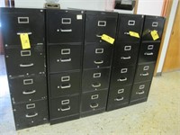 (5) 4-Drawer File Cabinets