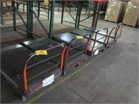 (5) Heavy Duty Material Handling Shop Carts