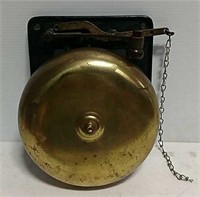 Brass and cast iron boxing bell