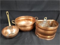 LARGE LOT OF COPPER ITEMS