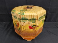LARGED HINGED BOX TO LOOK LIKE A BIRDCAGE