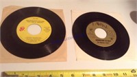 45 RPM records-Rolling Stones & 1981 Hawkeye