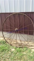 54" round steel wheel