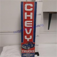Chevy truck metal sign