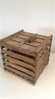 Wood egg crate