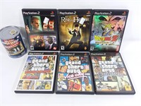 6 jeux de PlayStation 2