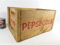 Caisse en bois vintage Pepsi-Cola